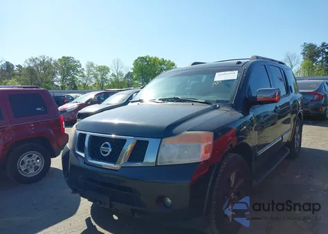 2014 Nissan Armada Platinum из США, поврежденный, VIN 5N1BA0NF9EN611444